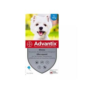 BAYER Advantix spot-on petit chien 4 pipettes