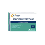 COOPER Solution antiseptique chlorhexidine 0.5% 12x5ml